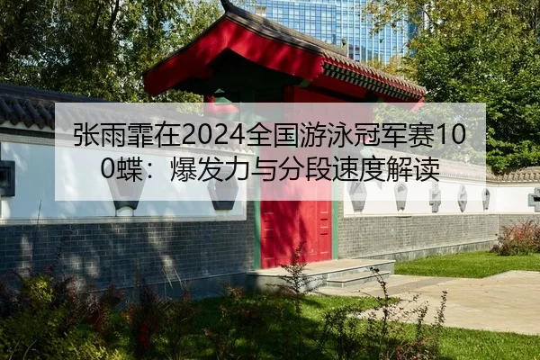 张雨霏在2024全国游泳冠军赛100蝶：爆发力与分段速度解读